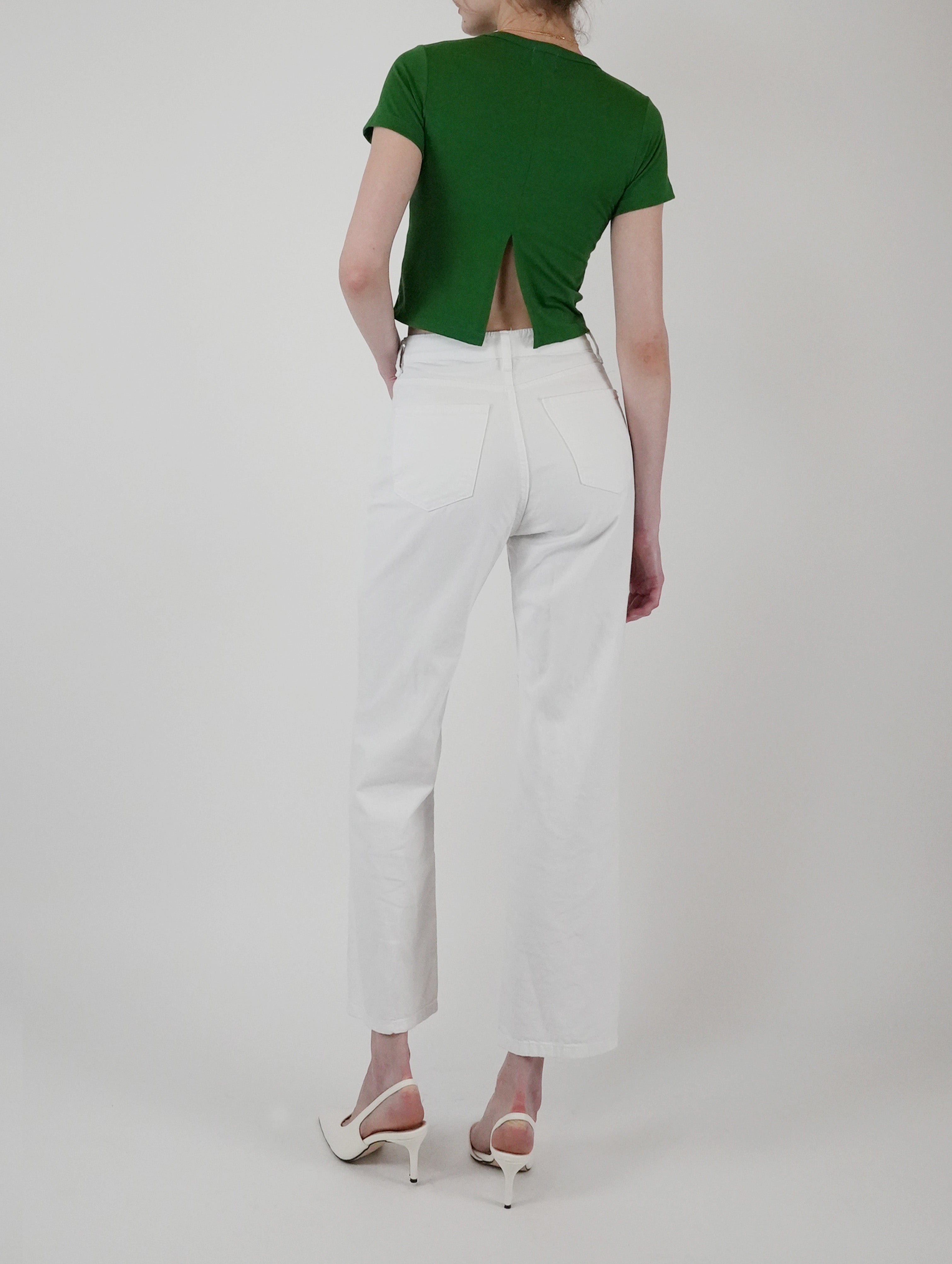 Blanc Destroyed Summer Denim