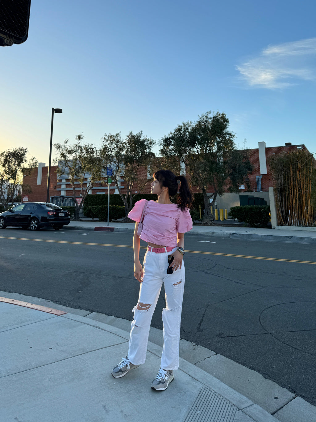 Blanc Destroyed Summer Denim