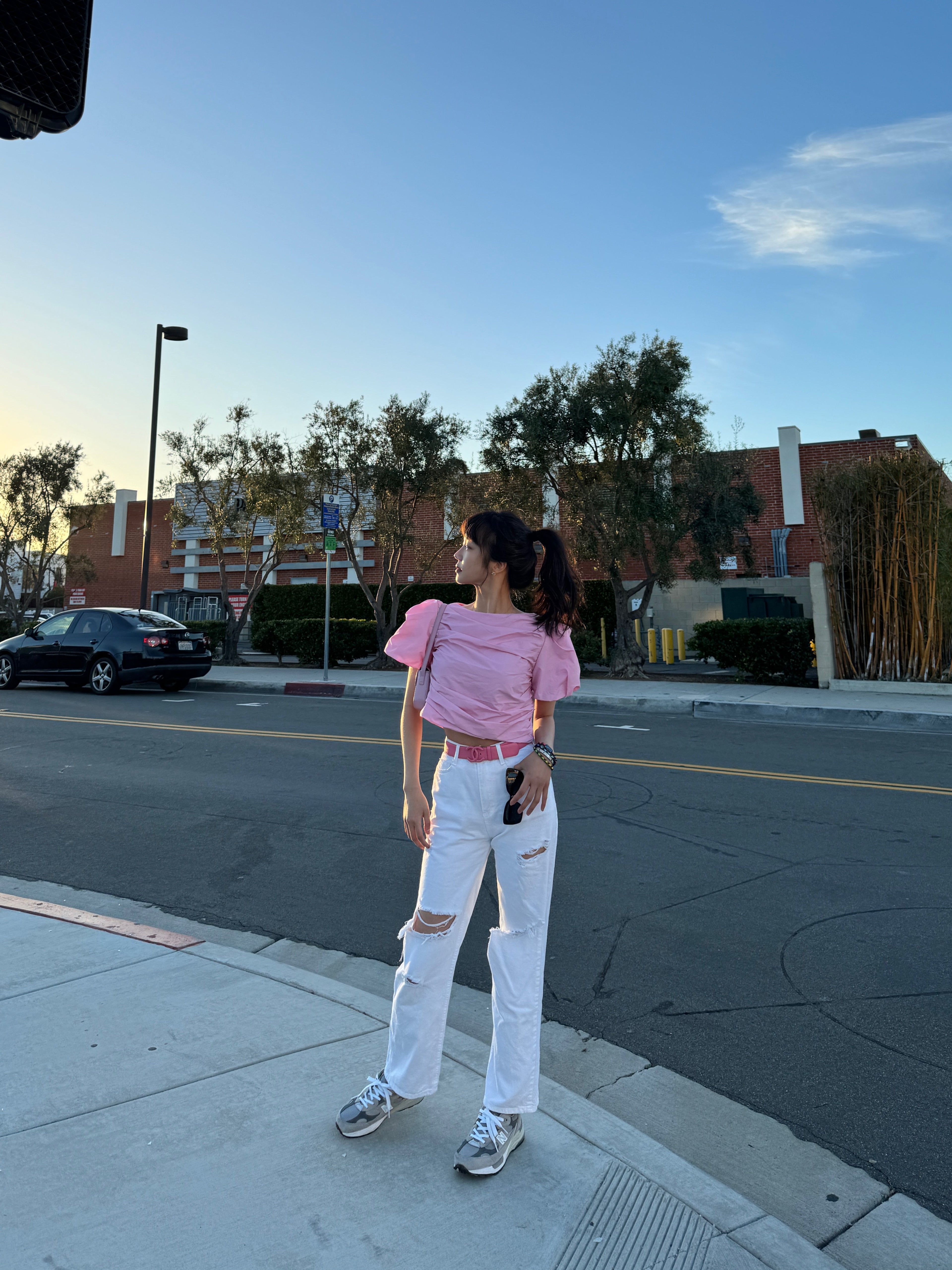 Blanc Destroyed Summer Denim