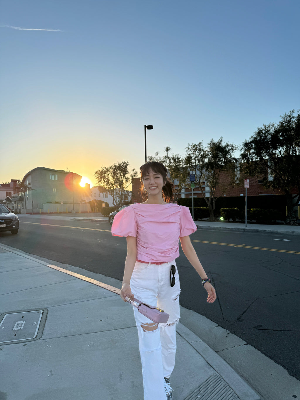 Blanc Destroyed Summer Denim