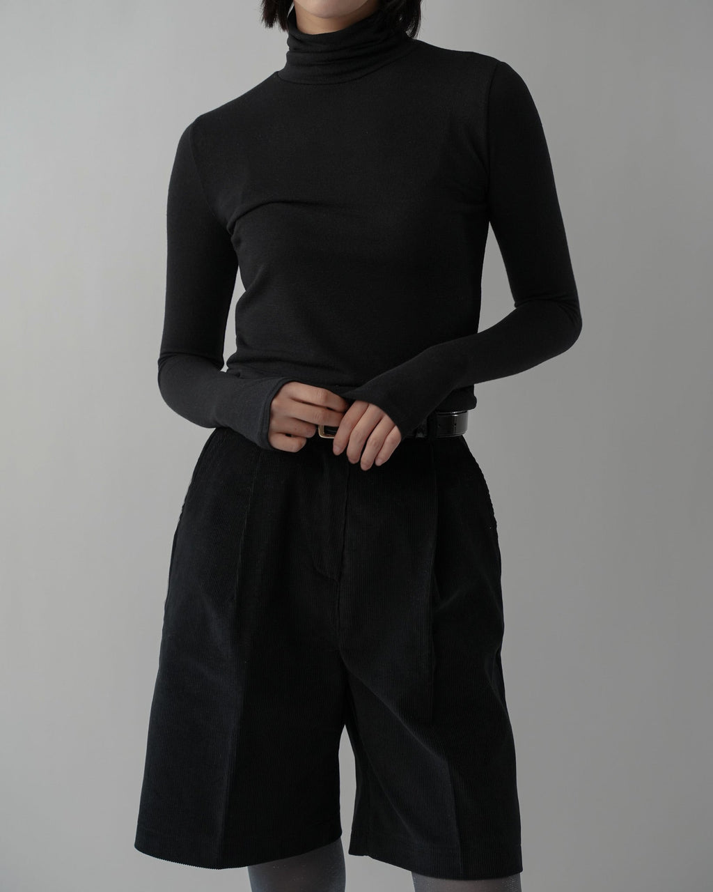 Corduroy Winter Bermuda Pants