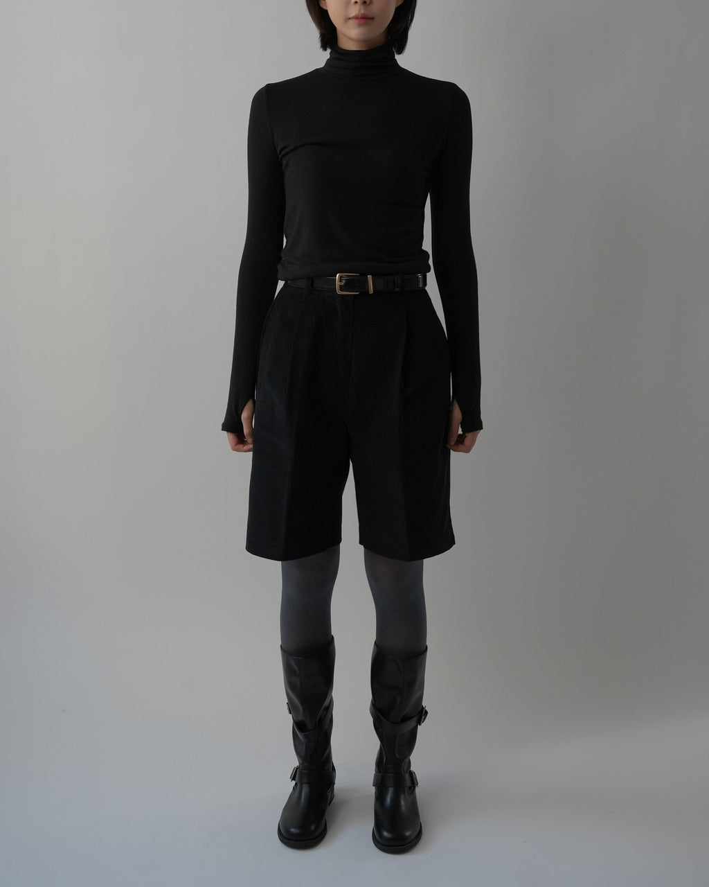 Corduroy Winter Bermuda Pants