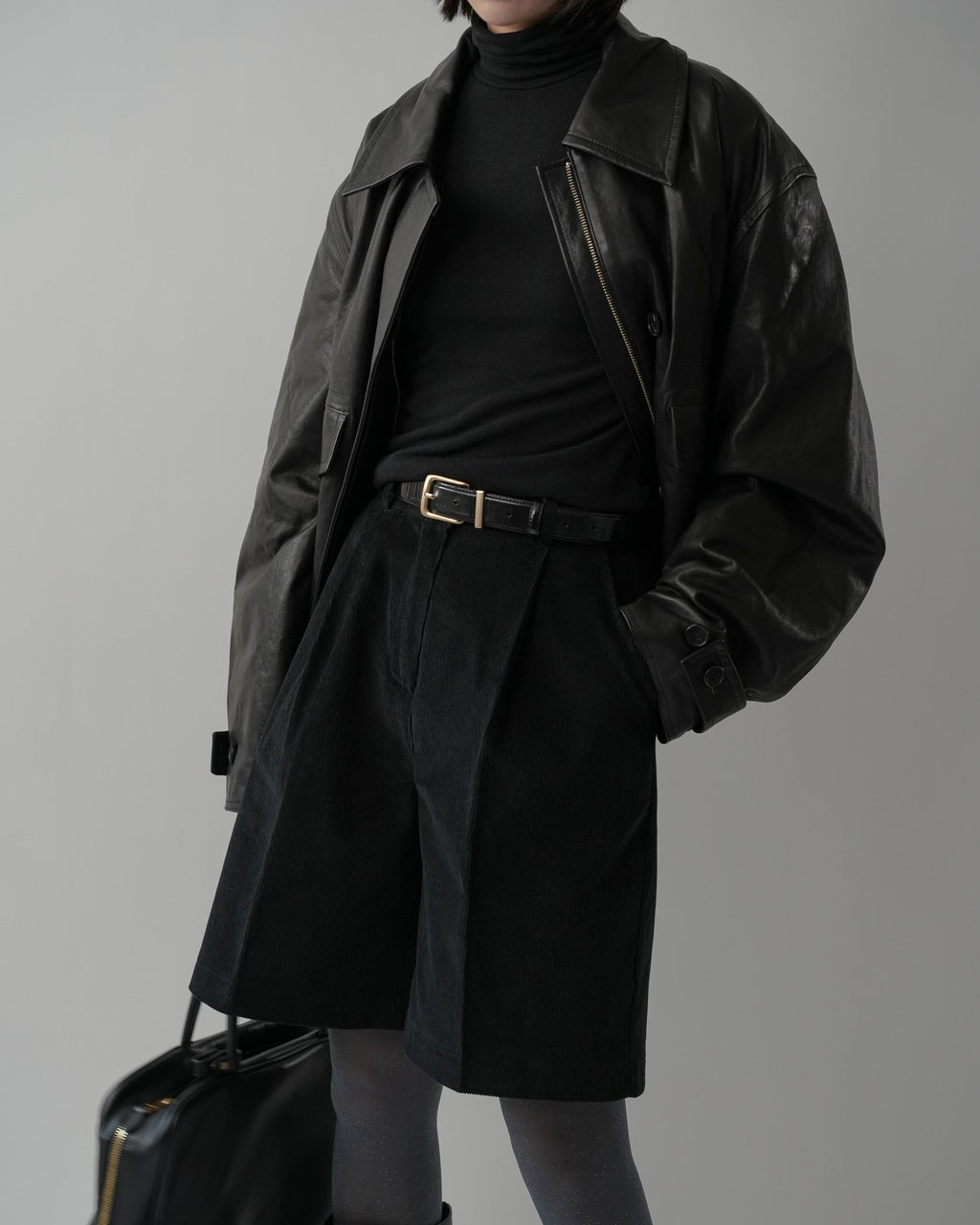 Corduroy Winter Bermuda Pants