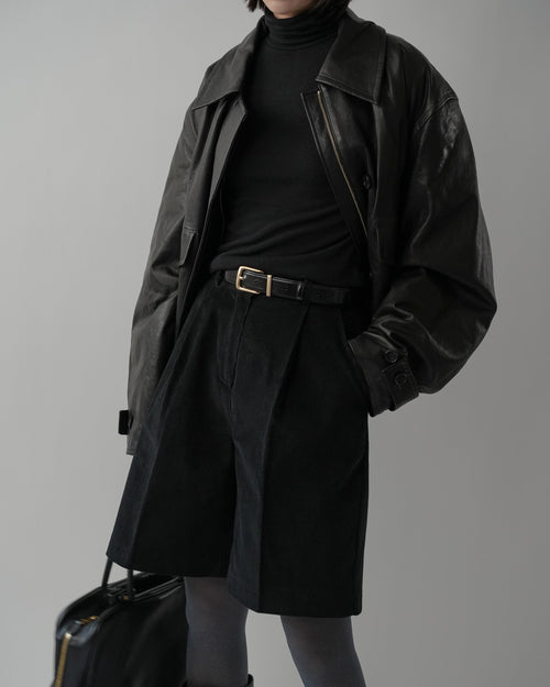 Corduroy Winter Bermuda Pants