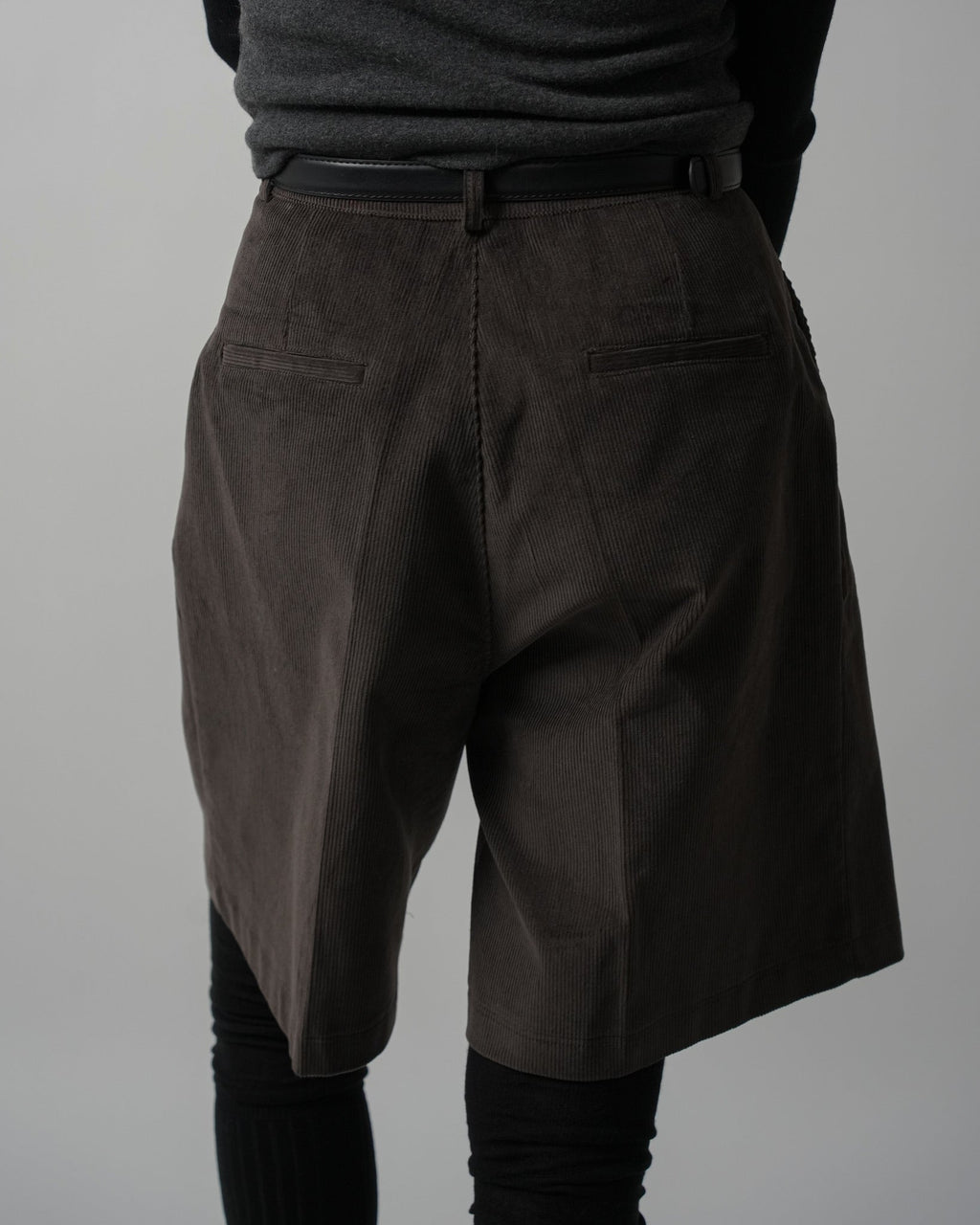 Corduroy Winter Bermuda Pants