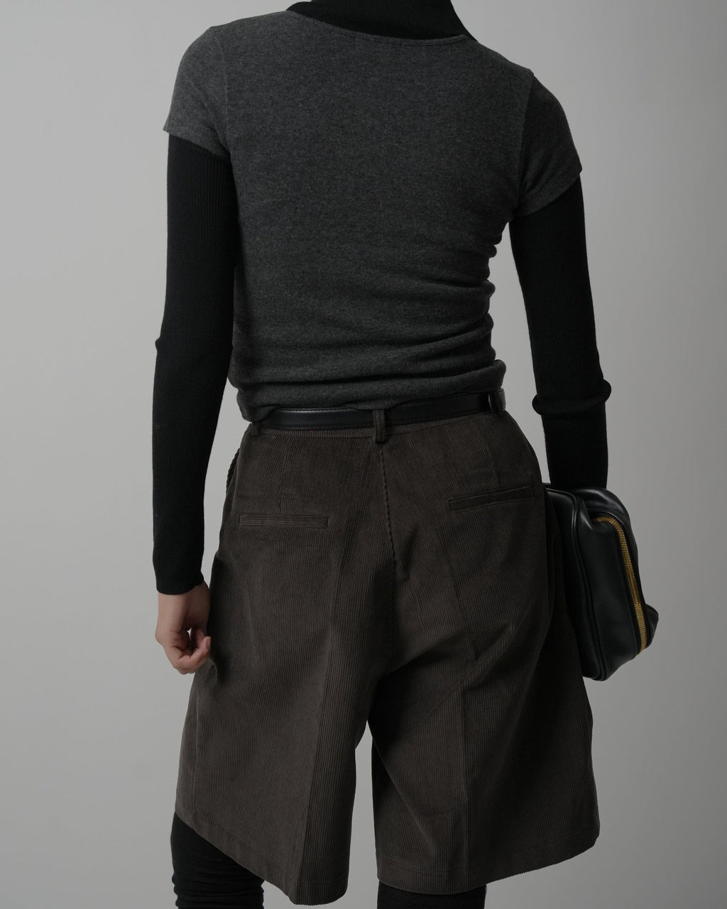 Corduroy Winter Bermuda Pants