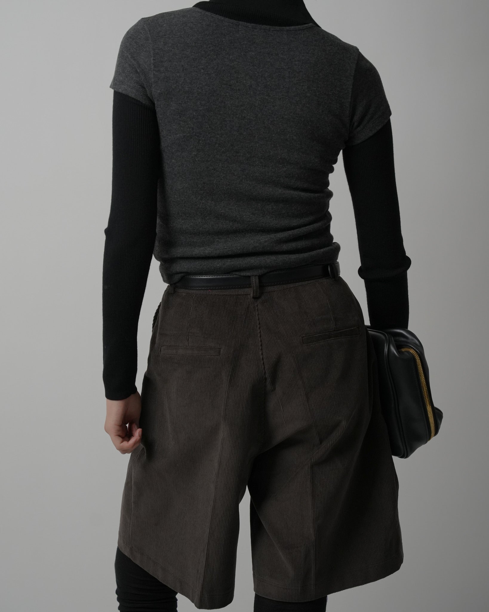 Corduroy Winter Bermuda Pants