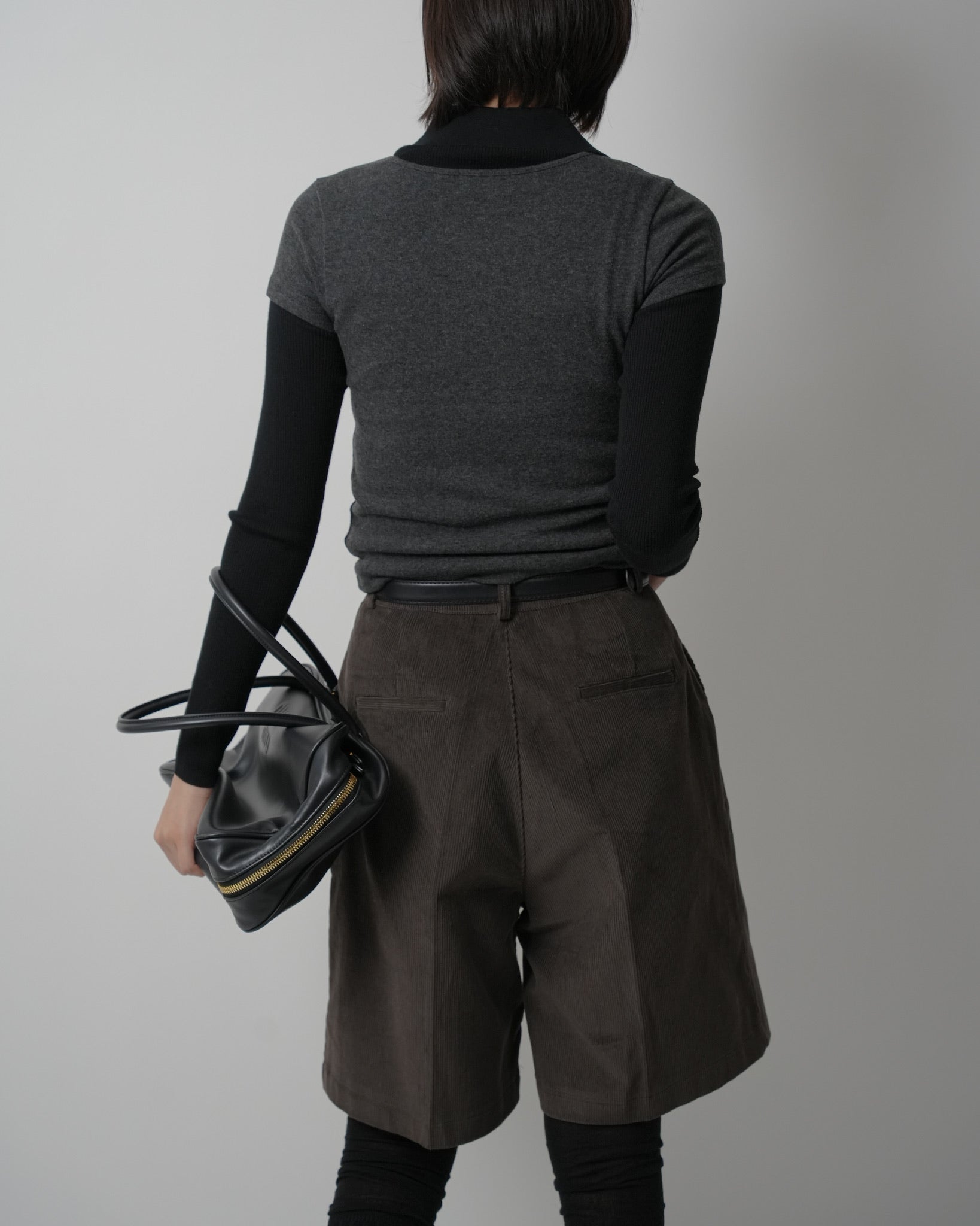Corduroy Winter Bermuda Pants
