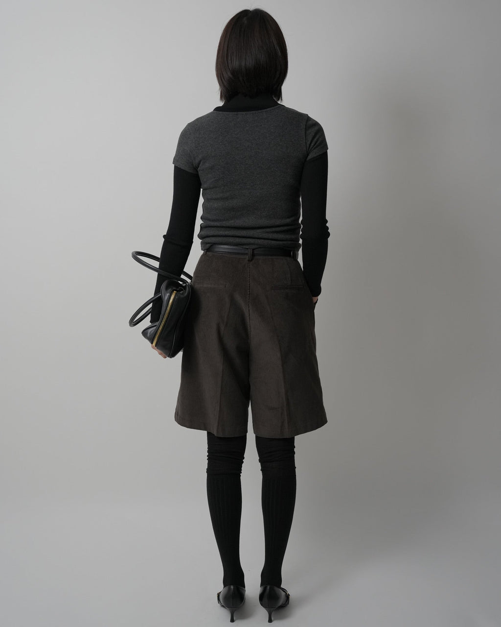 Corduroy Winter Bermuda Pants
