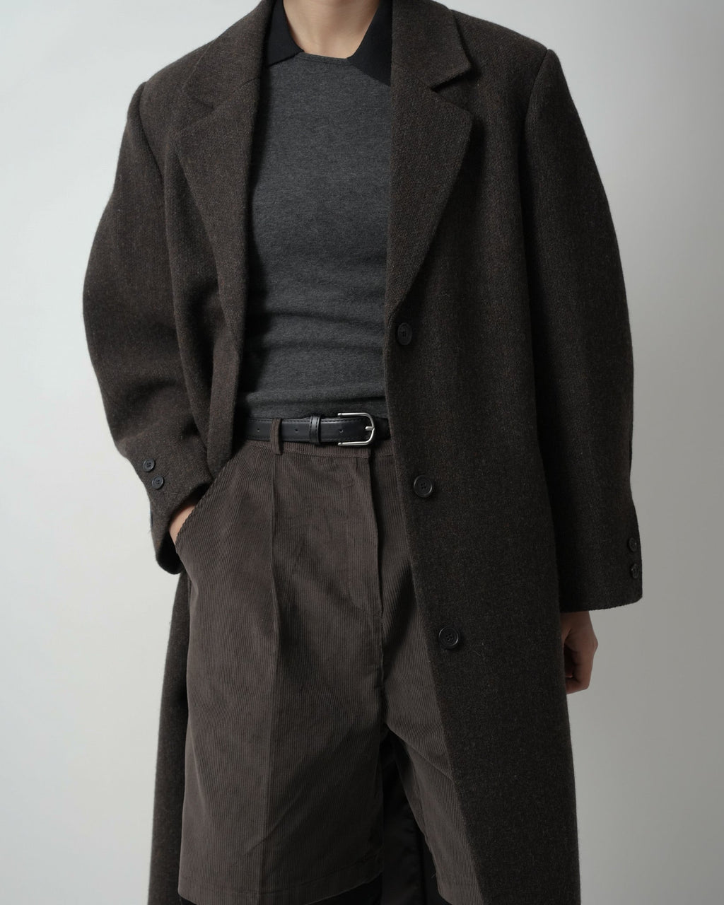 Corduroy Winter Bermuda Pants