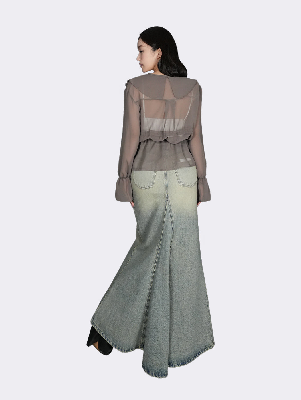 Luce Front Slit Skirt