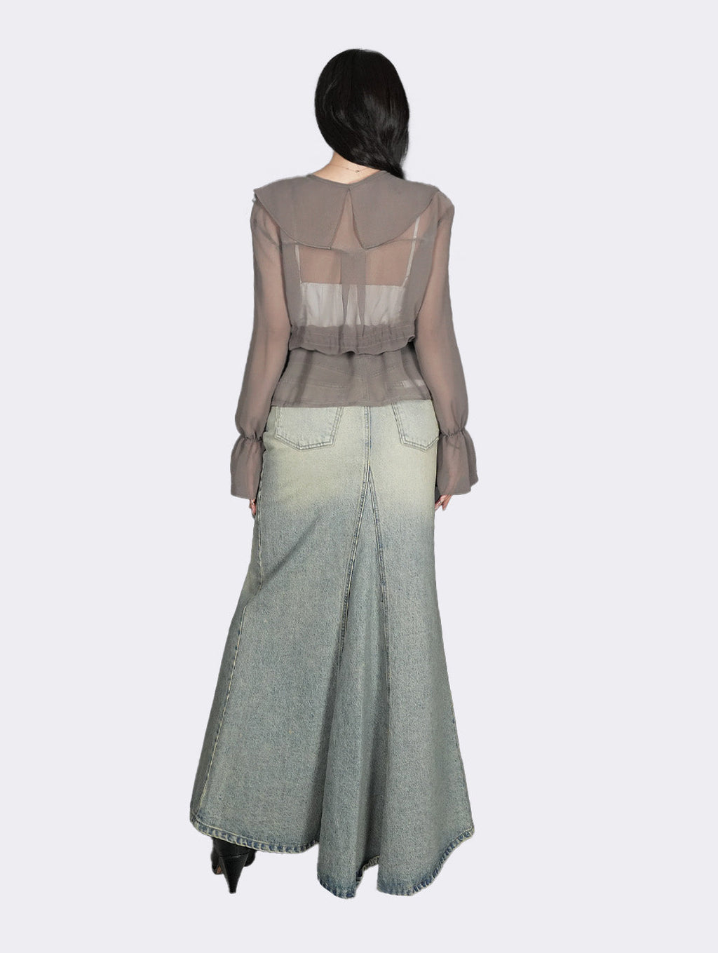 Luce Front Slit Skirt