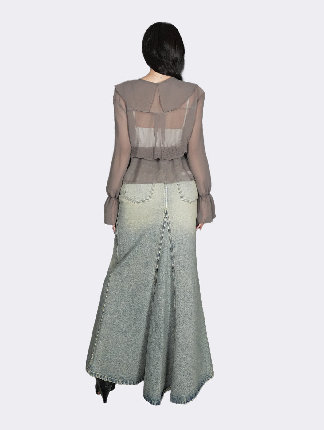 Luce Front Slit Skirt