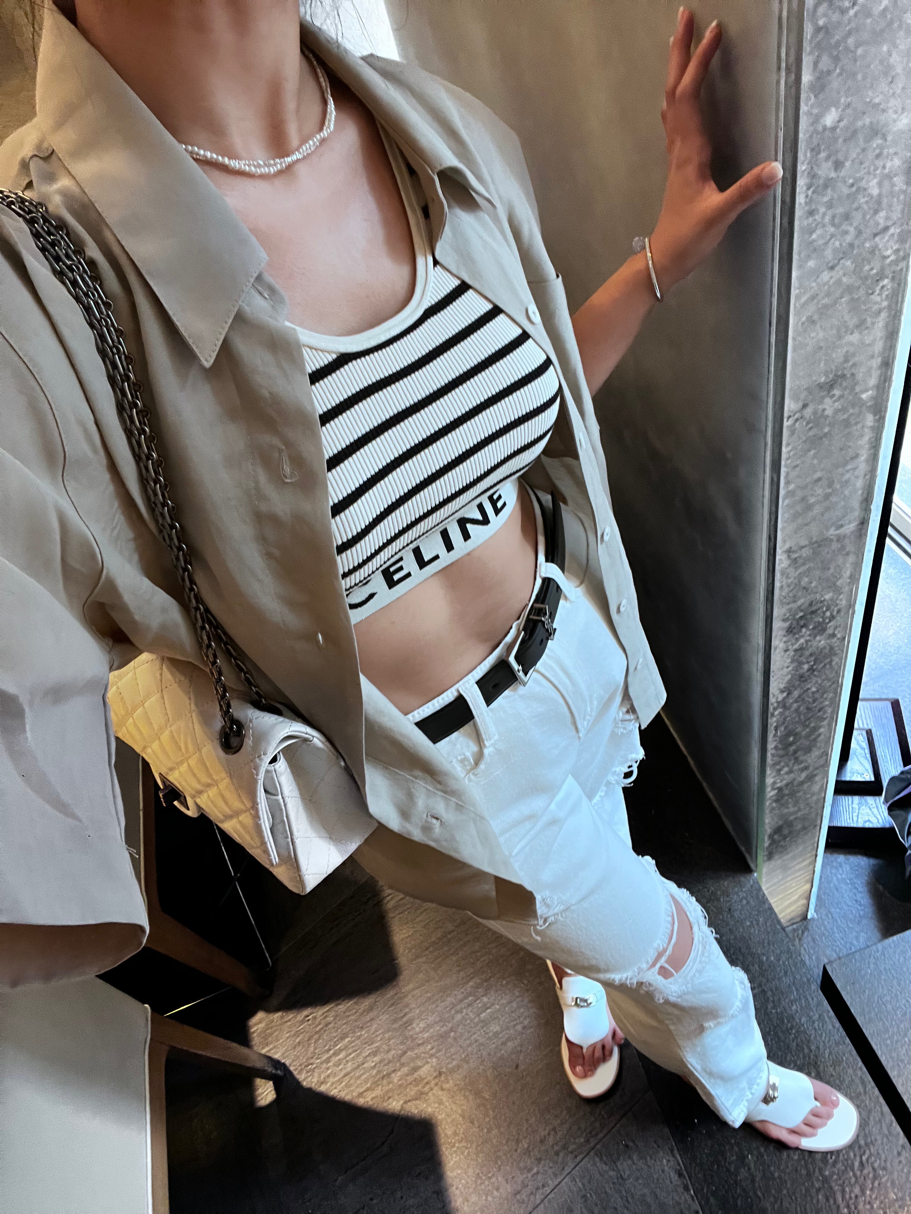 Blanc Destroyed Summer Denim
